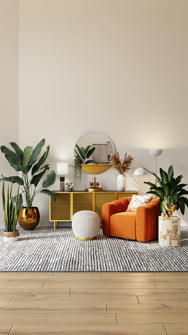 Furnished living room